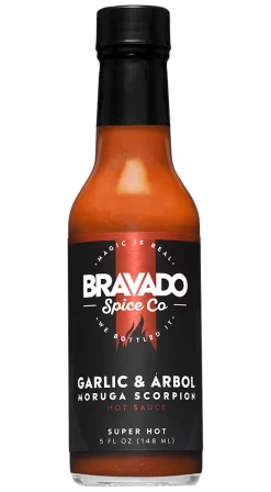 Bravado Spice Co. Garlic & Arbol Moruga Scorpion Hot Sauce 5 Oz.