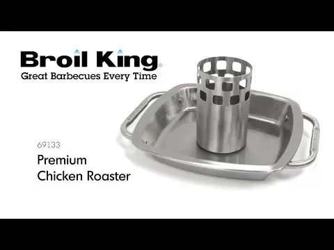 Broil King 69133 Stainless Steel Chicken Roaster With Pan 6 Broil King 69133 Stainless Steel Chicken Roaster With Pan - Image 6