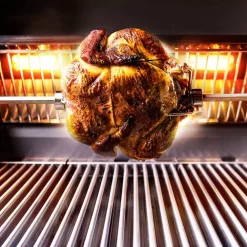 Saber A50AA0212 Stainless Steel Rotisserie Rod For 3-Burner Grill -Barbecue Shop a50aa0212 ls b 02 20