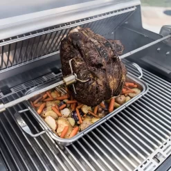 Saber A50AA0212 Stainless Steel Rotisserie Rod For 3-Burner Grill -Barbecue Shop a50aa0212 ls d 02 20