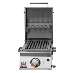 Solaire AA12A AllAbout Single Burner Infrared Portable Grill With Warming Rack