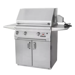 Solaire AGBQ-42 42-Inch Deluxe Freestanding Grill On 2-Door Cart With Rotisserie