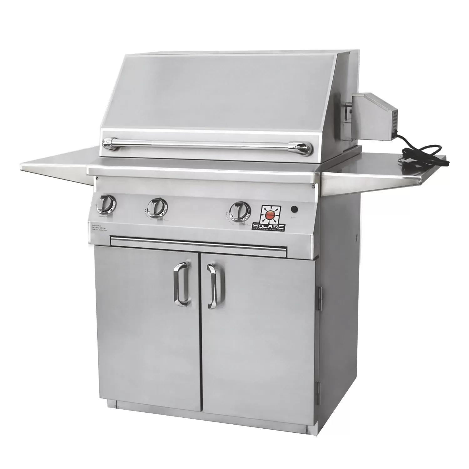 Solaire AGBQ-42 42-Inch Deluxe Freestanding Grill On 2-Door Cart With Rotisserie 1 Solaire AGBQ-42 42-Inch Deluxe Freestanding Grill On 2-Door Cart With Rotisserie