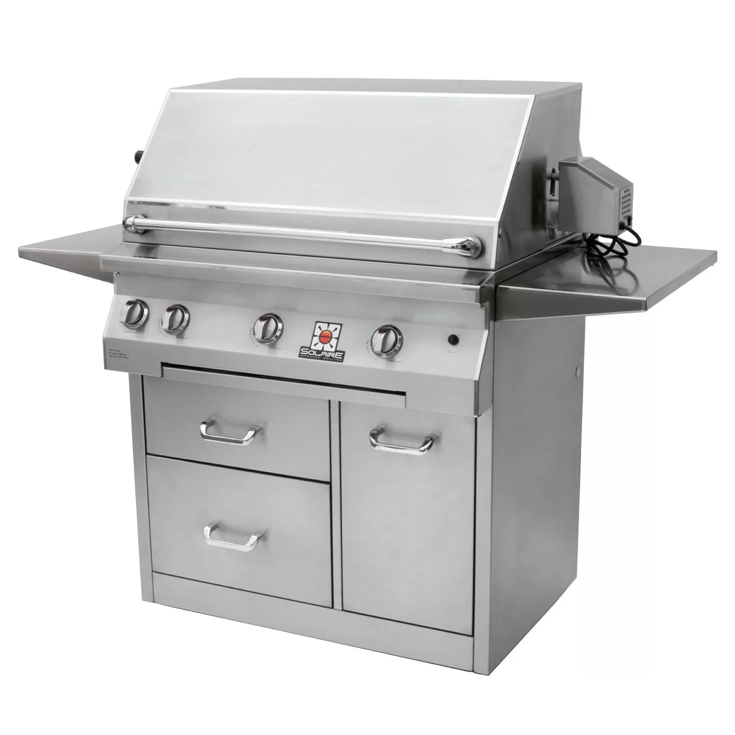 Solaire AGBQ-30 30-Inch Deluxe Freestanding Grill On 3-Drawer Cart With Rotisserie 1 Solaire AGBQ-30 30-Inch Deluxe Freestanding Grill On 3-Drawer Cart With Rotisserie