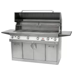 Solaire AGBQ-56 56-Inch Freestanding All Grill On 2-Door/2-Drawer Cart With Dual Rotisserie