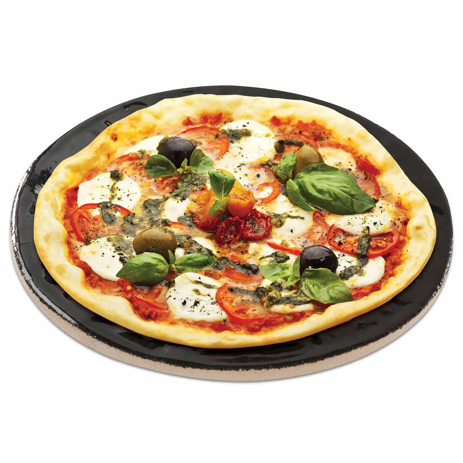 Primo Porcelain Glazed Pizza Baking Stone, 16-Inch Diameter 1 Primo Porcelain Glazed Pizza Baking Stone, 16-Inch Diameter