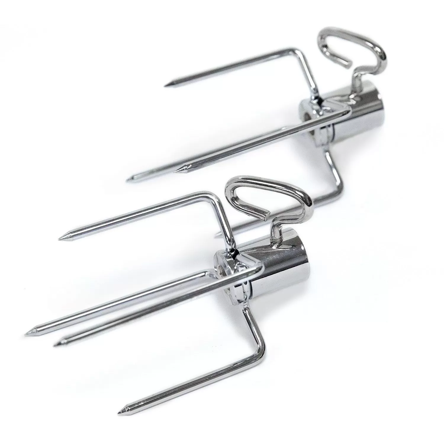 Broil King 50502 Stainless Steel Rotisserie Forks 1 Broil King 50502 Stainless Steel Rotisserie Forks