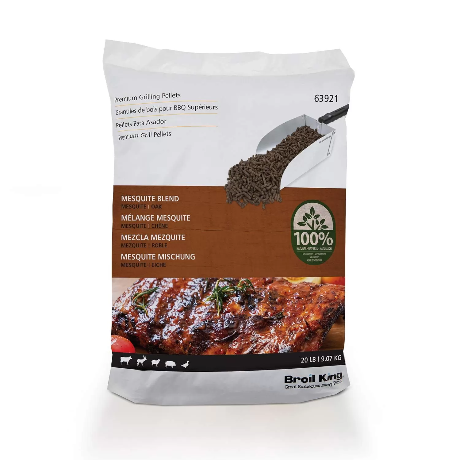 Broil King 63921 Mesquite Blend Wood Pellets 1 Broil King 63921 Mesquite Blend Wood Pellets