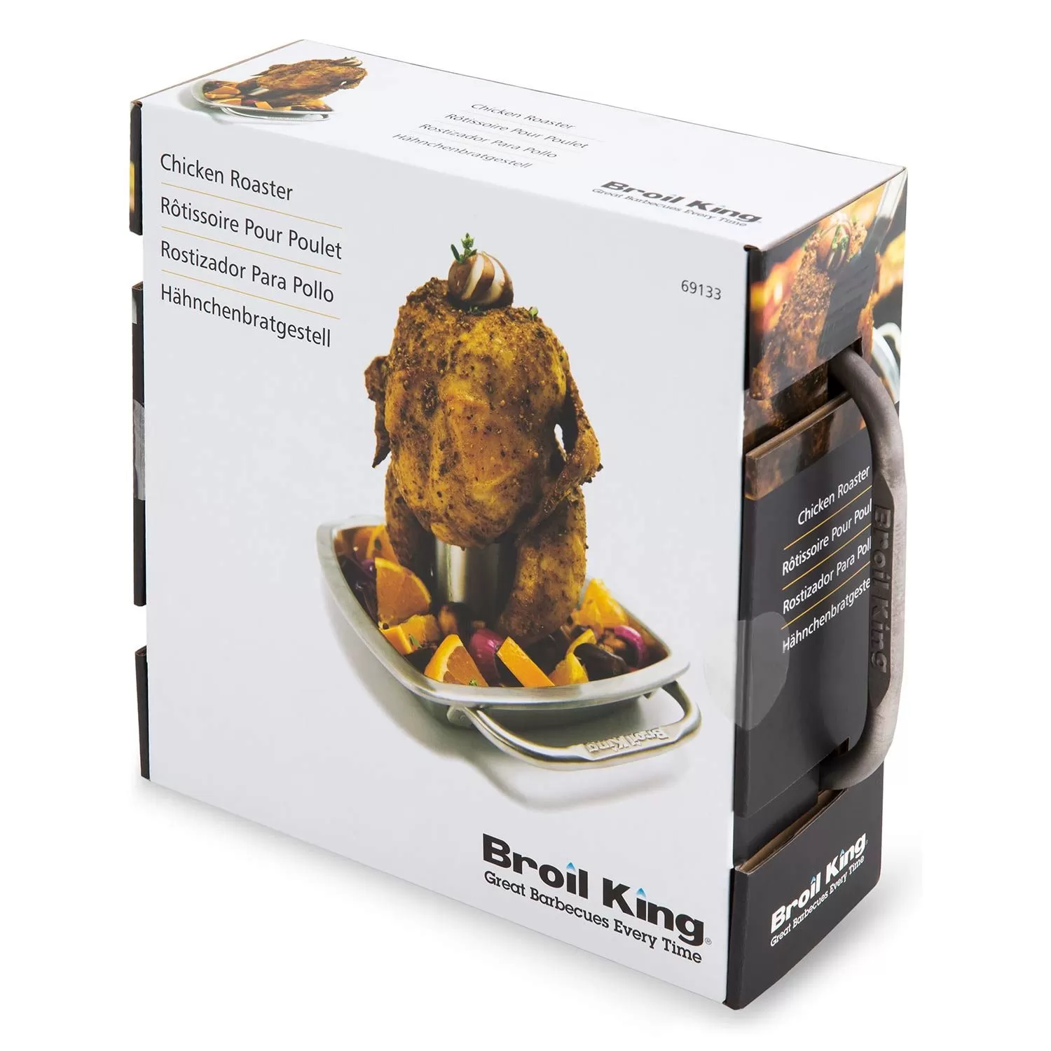 Broil King 69133 Stainless Steel Chicken Roaster With Pan 3 Broil King 69133 Stainless Steel Chicken Roaster With Pan - Image 3