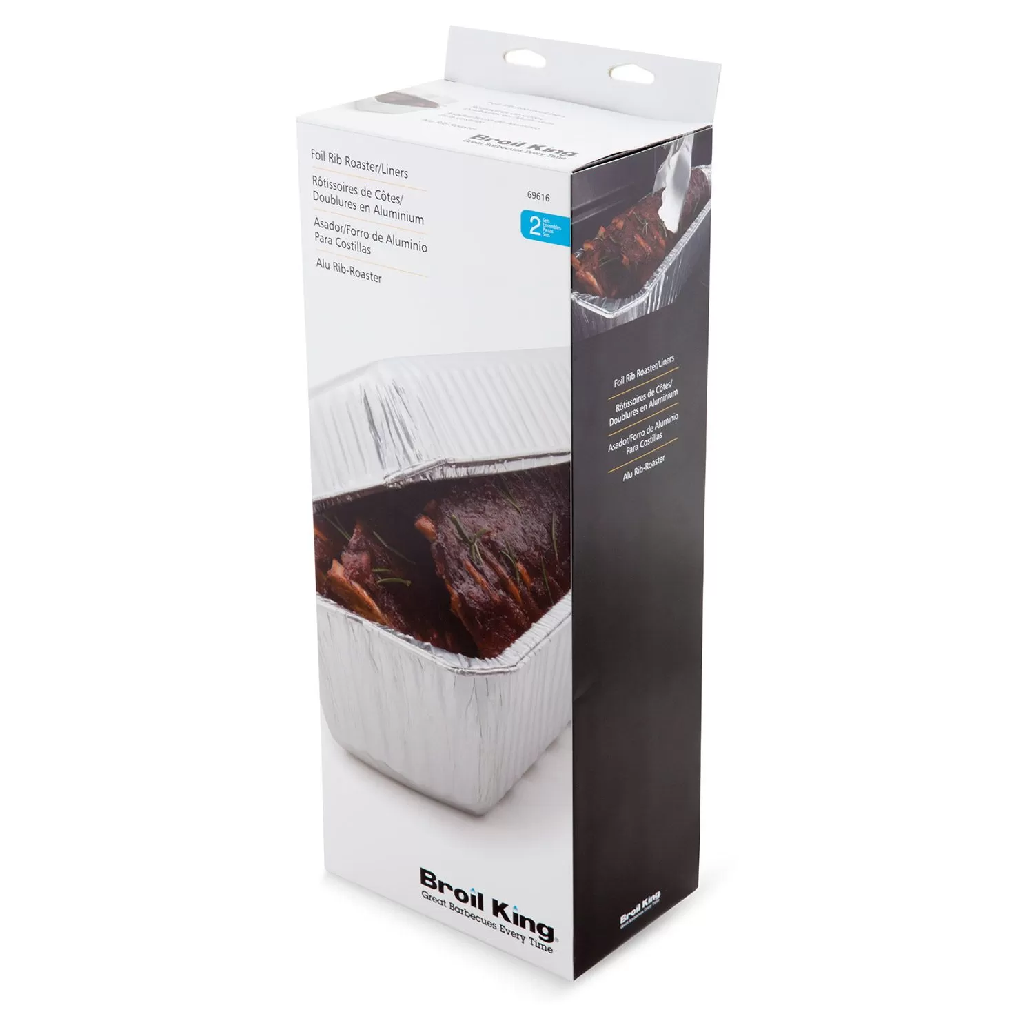 Broil King 69616 Foil Rib Roaster Or Liner, 2-pack 4 Broil King 69616 Foil Rib Roaster Or Liner, 2-pack - Image 4