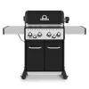 Broil King BR-490 Baron 490 Pro 4-Burner Gas Grill With Rotisserie And Side Burner, 57-Inches