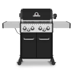 Broil King BR-490 Baron 490 Pro 4-Burner Gas Grill With Rotisserie And Side Burner, 57-Inches