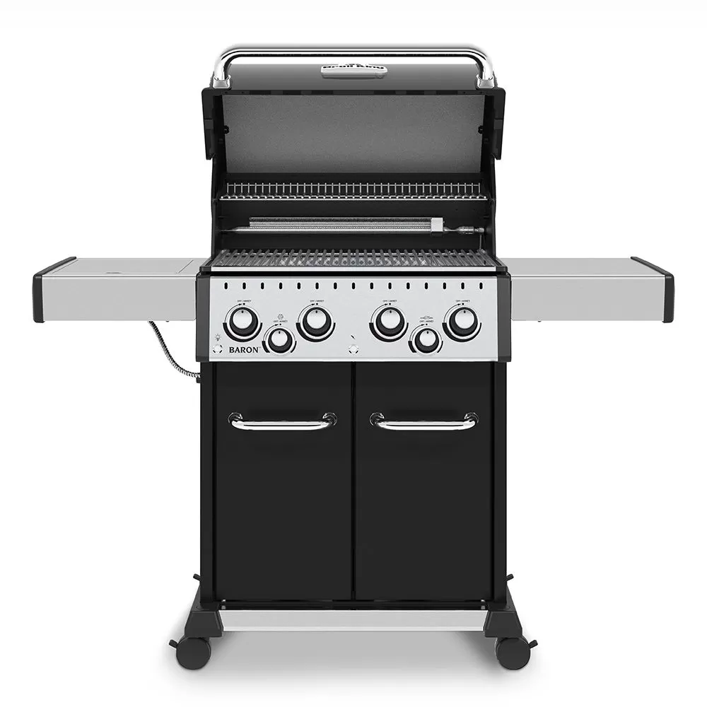Broil King BR-490 Baron 490 Pro 4-Burner Gas Grill With Rotisserie And Side Burner, 57-Inches 2 Broil King BR-490 Baron 490 Pro 4-Burner Gas Grill With Rotisserie And Side Burner, 57-Inches - Image 2