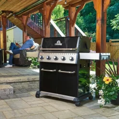 Broil King BR-520 Baron 520 Pro 5-Burner Gas Grill, 63-Inches -Barbecue Shop bk br 520 pro c 03 21