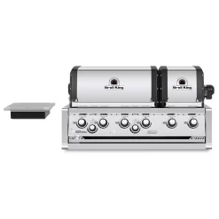 Broil King IMP-XLSBI Imperial XLS Dual Oven 6-Burner Built-In Grill With Side Burner, 38-Inches