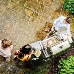 Broil King IMP-S590i Imperial S590i Stainless Steel 5-Burner Gas Grill Island, 79-Inches -Barbecue Shop bk imp s590i ls b 03 21