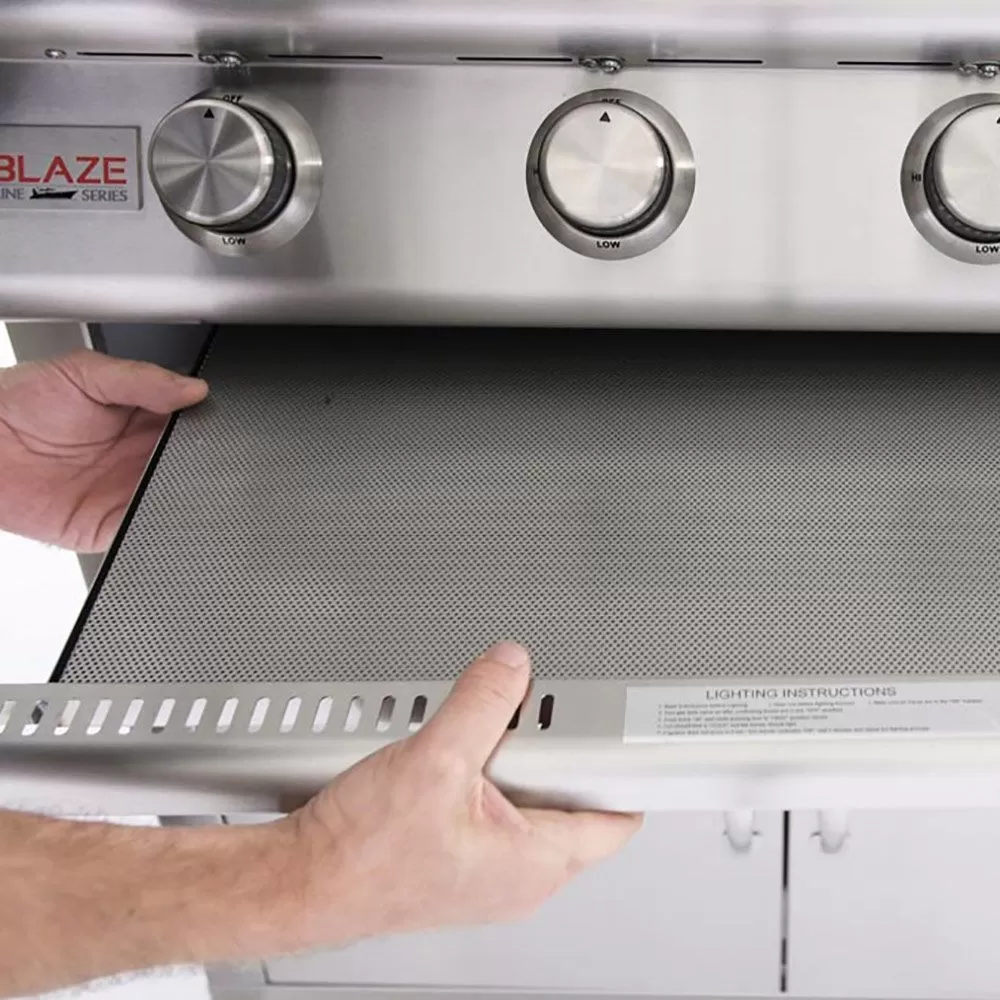 Blaze BLZ-3PRO-DPFG Drip Tray Flame Guard For 3-Burner Professional Gas Grill 2 Blaze BLZ-3PRO-DPFG Drip Tray Flame Guard For 3-Burner Professional Gas Grill - Image 2