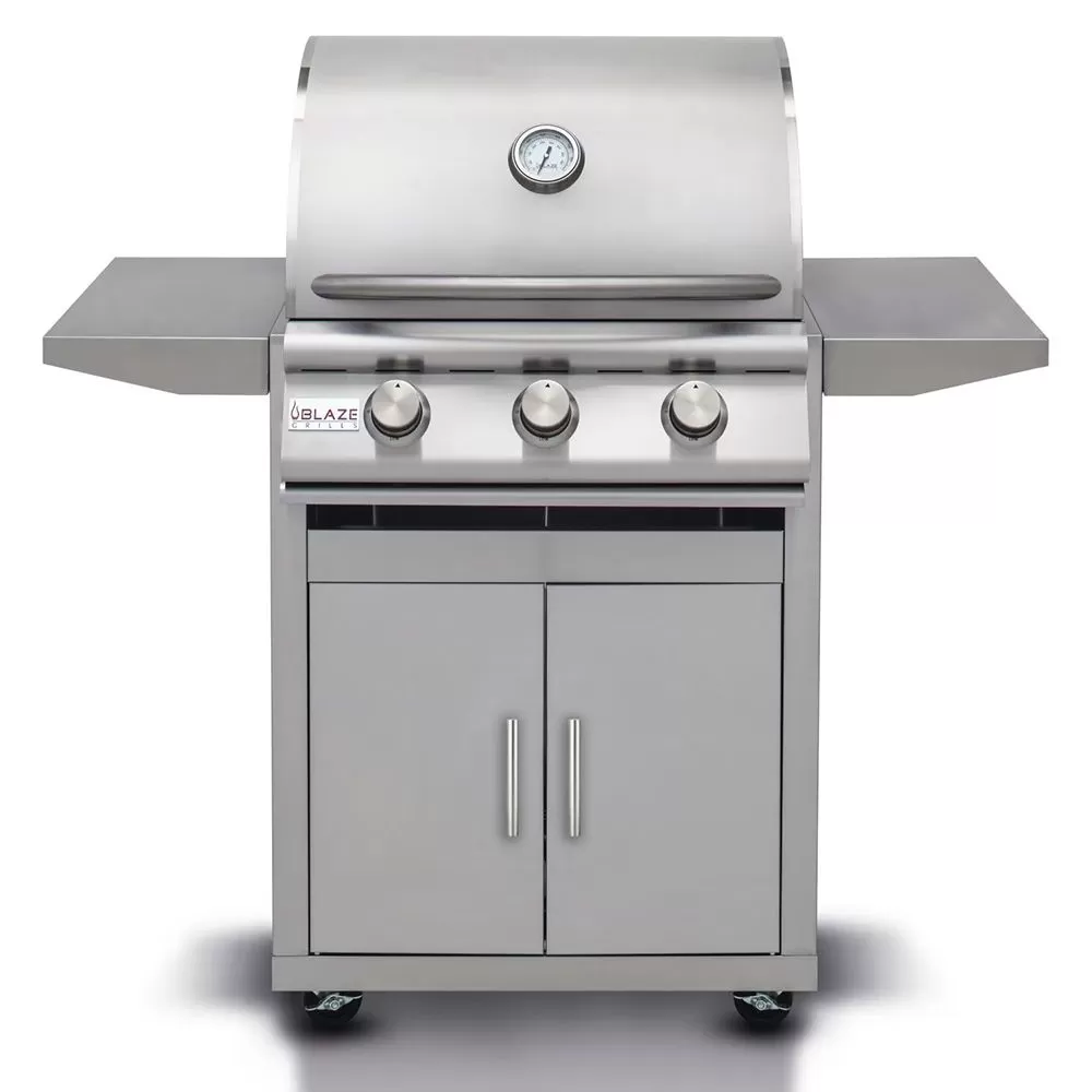 Blaze Prelude LBM Freestanding 3-Burner Gas Grill, 25-Inch 1 Blaze Prelude LBM Freestanding 3-Burner Gas Grill, 25-Inch