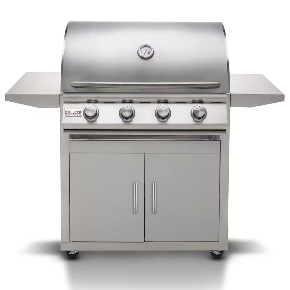 Blaze Prelude LBM Freestanding 4-Burner Gas Grill, 32-Inch 1 Blaze Prelude LBM Freestanding 4-Burner Gas Grill, 32-Inch