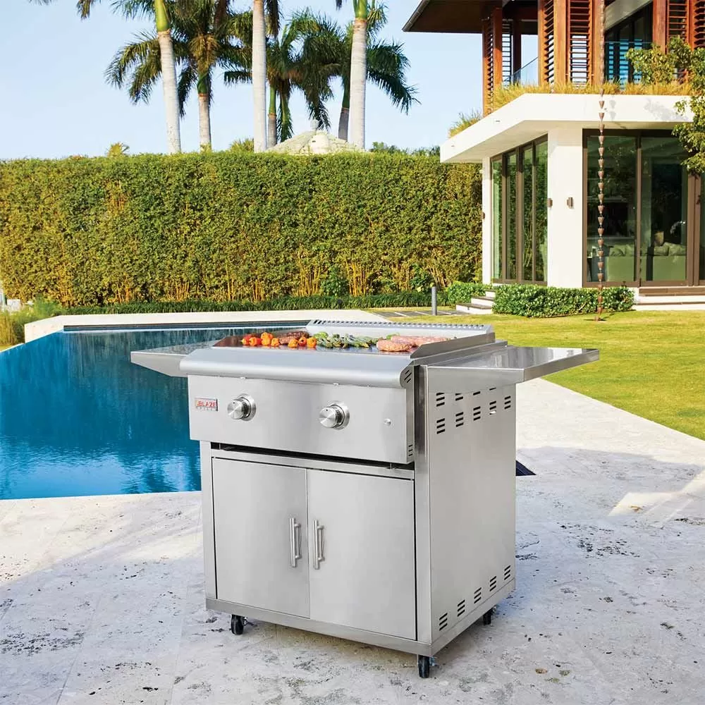 Blaze Freestanding Gas Griddle, 30-Inch 2 Blaze Freestanding Gas Griddle, 30-Inch - Image 2