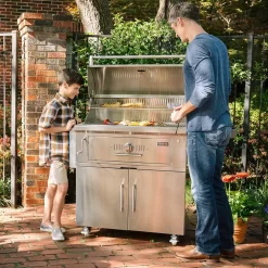 Coyote Stainless Steel Charcoal Grill Cart, 36-Inch (C1CH36CT) 9 Coyote Stainless Steel Charcoal Grill Cart, 36-Inch (C1CH36CT) -Barbecue Shop c1ch36ct e 07 21