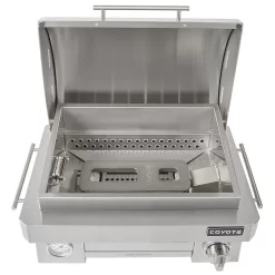 Coyote Stainless Steel Portable Grill, Propane (C1PORTLP) -Barbecue Shop c1portlp d 07 21