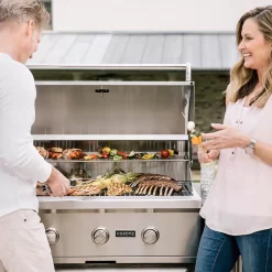 Coyote C-Series Stainless Steel Freestanding Gas Grill, 34-Inch (C2C34-CT) -Barbecue Shop c2c34 ct ls d 07 21