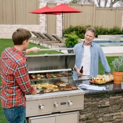 Coyote C-Series Stainless Steel Built-In Gas Grill, 34-Inch (C2C34) -Barbecue Shop c2c34 ls b 07 21