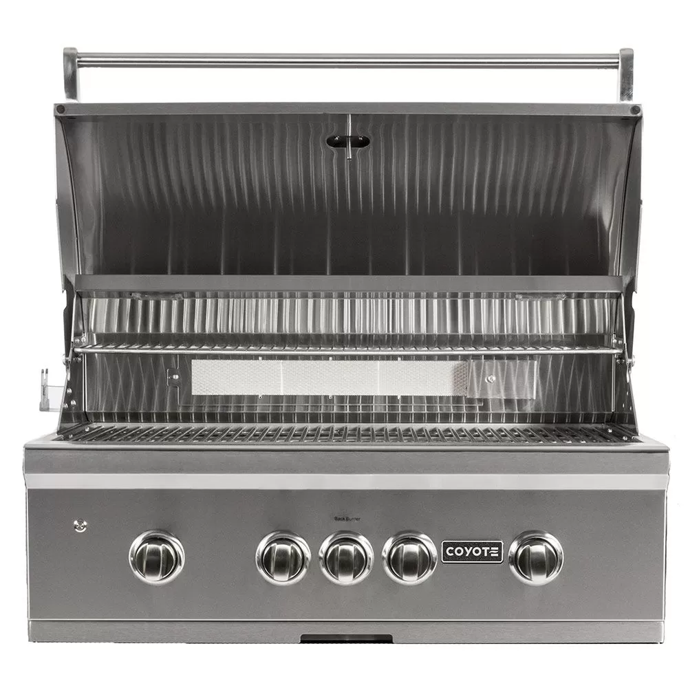 Coyote S-Series Stainless Steel Built-In Gas Grill With Infrared Sear Burner & Rotisserie, 36-Inch (C2SL36) 2 Coyote S-Series Stainless Steel Built-In Gas Grill With Infrared Sear Burner & Rotisserie, 36-Inch (C2SL36) - Image 2