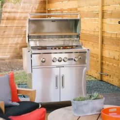 Coyote S-Series Stainless Steel Freestanding Gas Grill With Infrared Sear Burner & Rotisserie, 36-Inch (C2SL36-CT) -Barbecue Shop c2sl36 ct ls b 07 21 1