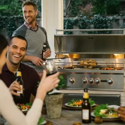 Coyote S-Series Stainless Steel Built-In Gas Grill With Infrared Sear Burner & Rotisserie, 42-Inch (C2SL42) -Barbecue Shop c2sl42 e 07 21