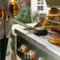 Coyote S-Series Stainless Steel Built-In Gas Grill With Infrared Sear Burner & Rotisserie, 42-Inch (C2SL42) -Barbecue Shop c2sl42 f 07 21