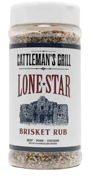 Cattleman's Grill Lone Star Brisket Rub 9.9 Oz. 1 Cattleman's Grill Lone Star Brisket Rub 9.9 Oz.