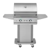 Delta Heat DHBQ26G-D Freestanding Gas Grill With Pedestal, 26-Inches