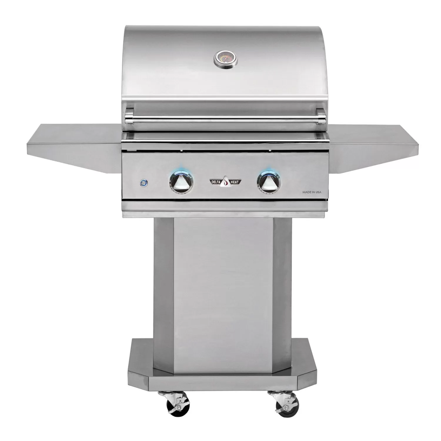 Delta Heat DHBQ26G-D Freestanding Gas Grill With Pedestal, 26-Inches 1 Delta Heat DHBQ26G-D Freestanding Gas Grill With Pedestal, 26-Inches