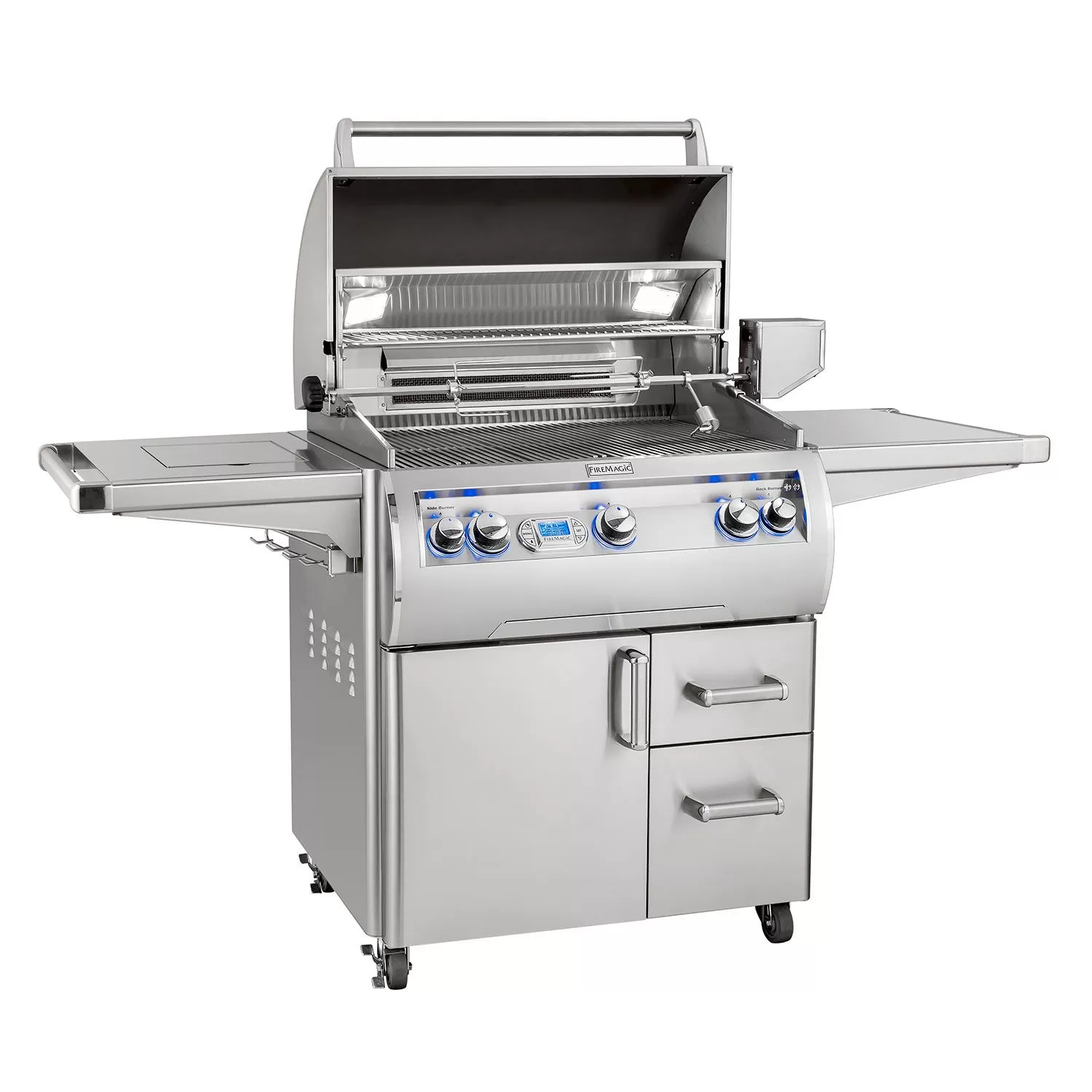 Fire Magic E660s Echelon Diamond Gas Grill With Single Side Burner On Cart 2 Fire Magic E660s Echelon Diamond Gas Grill With Single Side Burner On Cart - Image 2