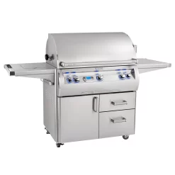 Fire Magic E790s Echelon Diamond Gas Grill On Cart With Single Side Burner