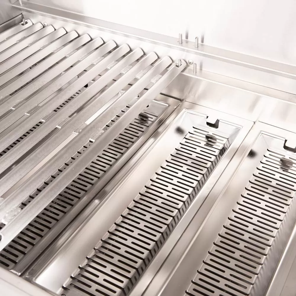 American Made Grills AMG-ENC54 Encore 54-Inch Built-In Dual Fuel Wood And Gas Grill With Infrared Searing Burner And Rotisserie Kit 5 American Made Grills AMG-ENC54 Encore 54-Inch Built-In Dual Fuel Wood And Gas Grill With Infrared Searing Burner And Rotisserie Kit - Image 5