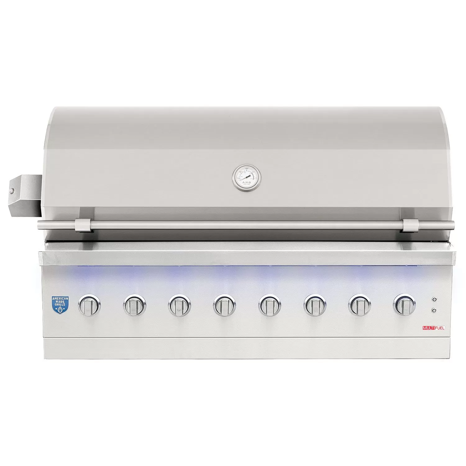 American Made Grills AMG-ENC54 Encore 54-Inch Built-In Dual Fuel Wood And Gas Grill With Infrared Searing Burner And Rotisserie Kit 1 American Made Grills AMG-ENC54 Encore 54-Inch Built-In Dual Fuel Wood And Gas Grill With Infrared Searing Burner And Rotisserie Kit