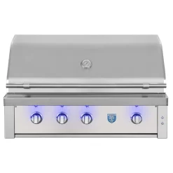 American Made Grills AMG-EST42 Estate 42-Inch Built-In Gas Grill With Infrared Searing Burner And Rotisserie Kit