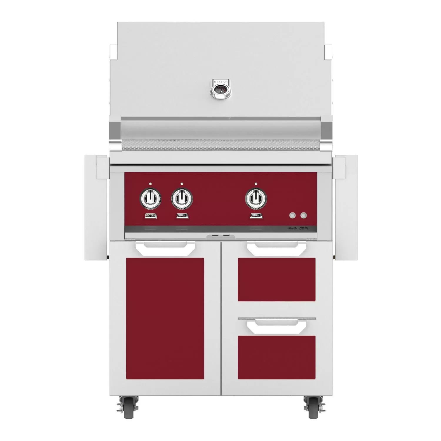 Hestan GBR30 Double Drawer And Door Freestanding Gas Grill, 30-Inch 1 Hestan GBR30 Double Drawer And Door Freestanding Gas Grill, 30-Inch