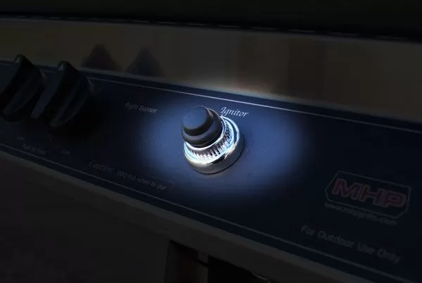 Modern Home Products WNK4 Gas Grill On Cart, 27-Inch 4 Modern Home Products WNK4 Gas Grill On Cart, 27-Inch - Image 4