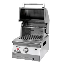 Solaire SOL-IRBQ-15GIR-LP Accent Single Burner Infrared Portable Grill With Warming Rack, Propane