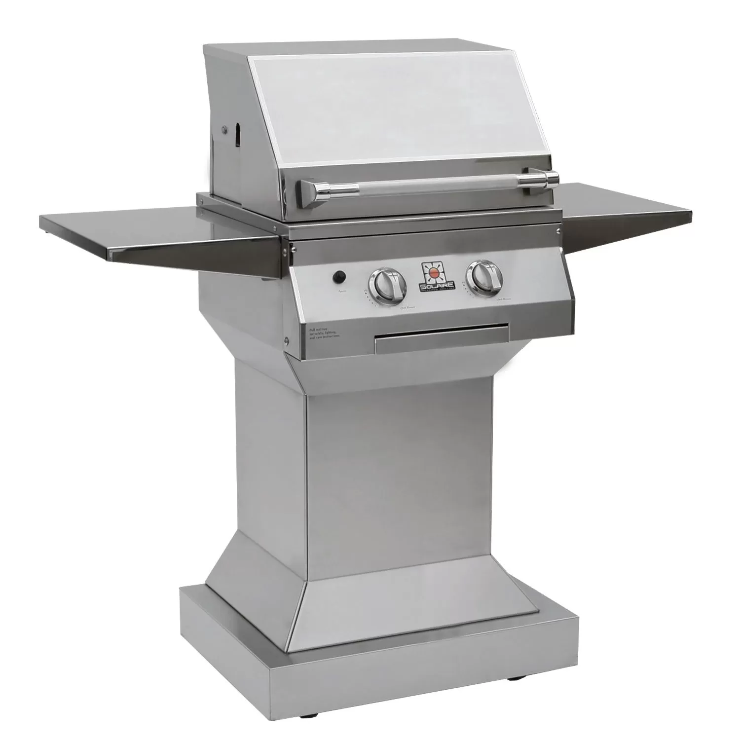 Solaire IRBQ-21 21-Inch Standard Pedestal Grill 1 Solaire IRBQ-21 21-Inch Standard Pedestal Grill