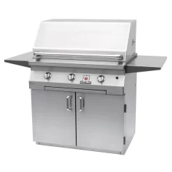 Solaire IRBQ-36 36-Inch Freestanding Grill On 2-Door Cart -Barbecue Shop irbq 36c ped a 02 20 2