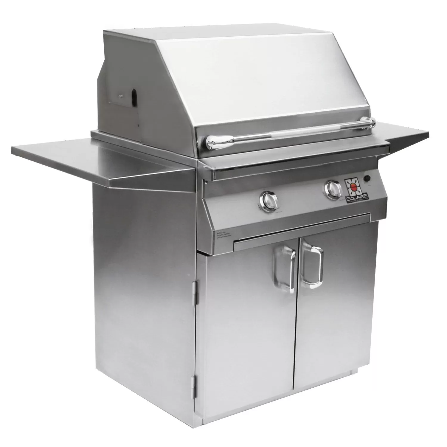 Solaire IRBQ-30 30-Inch Freestanding Grill On 2-Door Cart 1 Solaire IRBQ-30 30-Inch Freestanding Grill On 2-Door Cart
