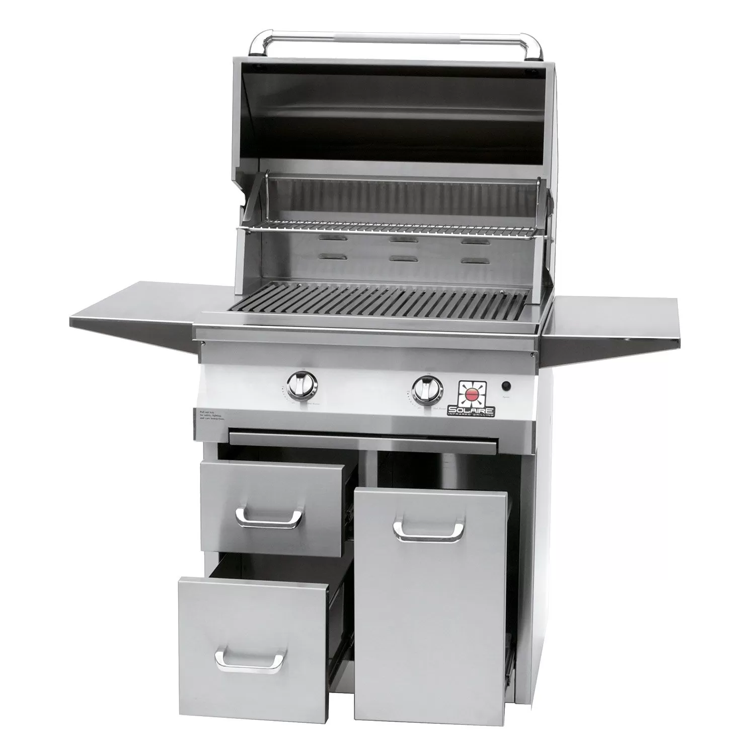 Solaire IRBQ-30 30-Inch Freestanding Grill On 3-Drawer Cart 2 Solaire IRBQ-30 30-Inch Freestanding Grill On 3-Drawer Cart - Image 2