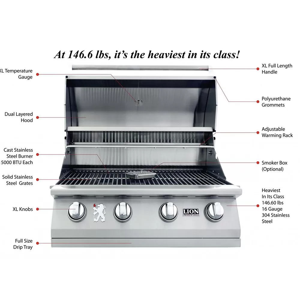 Lion L65000 32-Inch Freestanding Grill 2 Lion L65000 32-Inch Freestanding Grill - Image 2