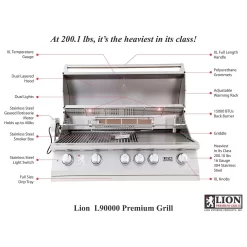 Lion L90000 40-Inch Built-In Grill -Barbecue Shop l90000 feat a 03 20