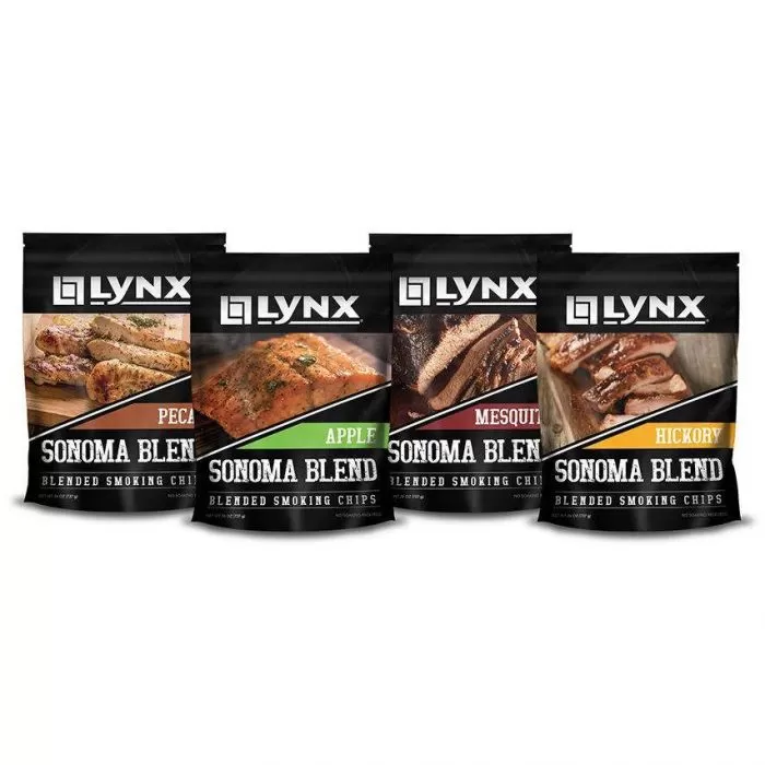 Lynx LSCF Smoker Wood Chip Blend, Four Pack 1 Lynx LSCF Smoker Wood Chip Blend, Four Pack